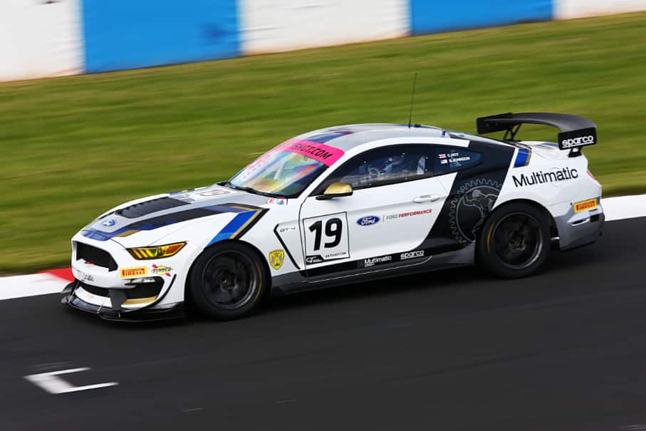 Billy Johnson teamed with Olympic cyclist Chris Hoy at Donington Park to win the GT4 Pro Am class. Billy Johnson teamed with Olympic cyclist Chris Hoy at Donington Park to win the GT4 Pro Am class.